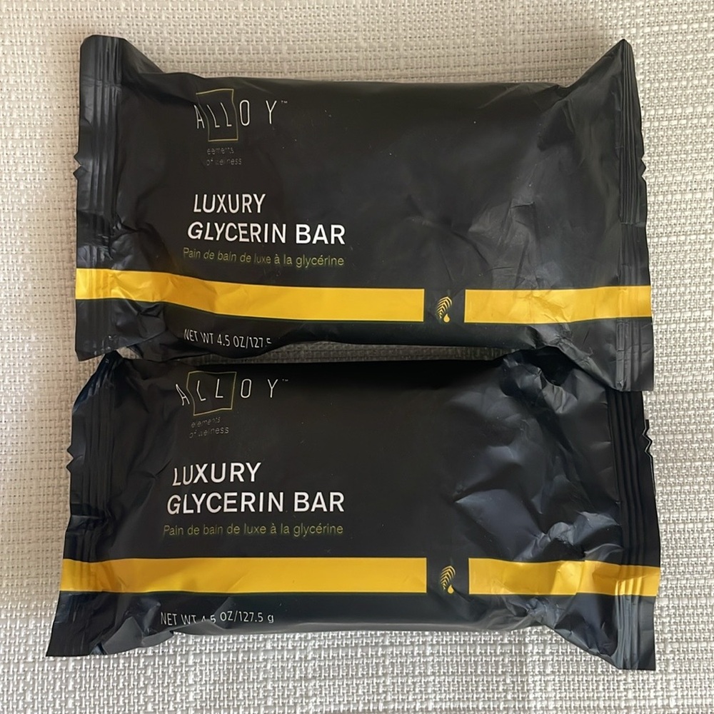 Melaleuca Alloy Luxury Glycerin Soap Bars 4.5 Oz Set Of 2